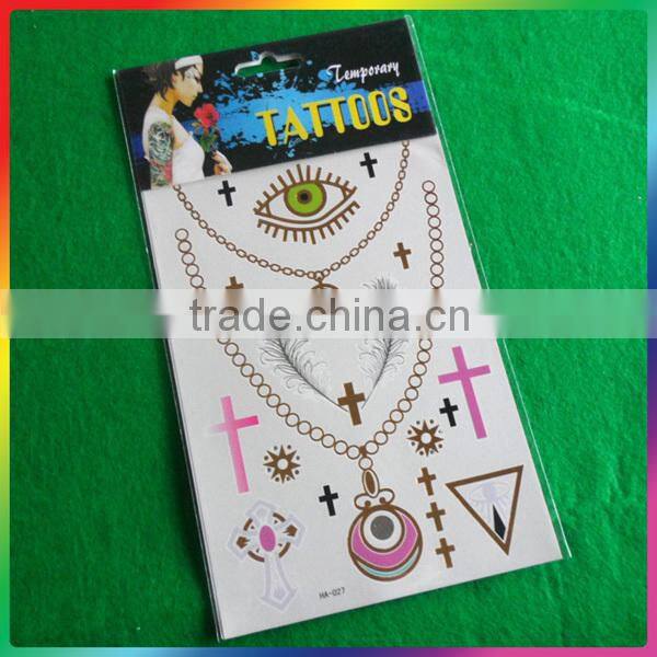 2016 luminous tattoo,glow in the dark temporary tattoo custom