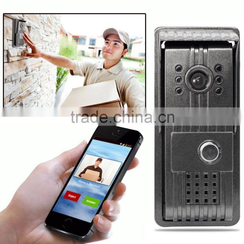 720P Megapixel HD Camera H.264 Wifi Smart Video Doorbell 120 Degrees Rotational 5 IR LEDs Night Vision Waterproof Door Chime