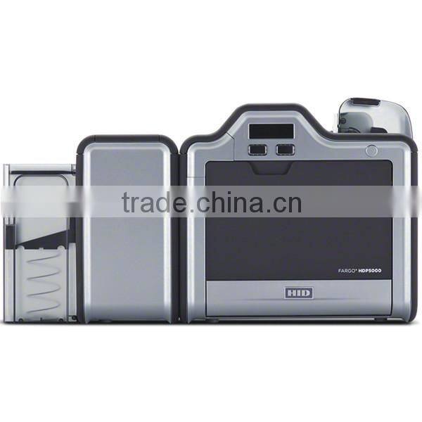 fargo hdp5000 double sides plastic pvc ID card printer Dual sided PVC id card printing machine