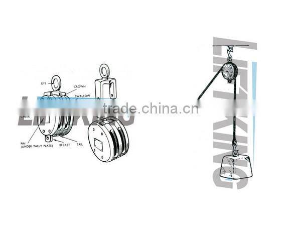 Regular Wood Pulley Block