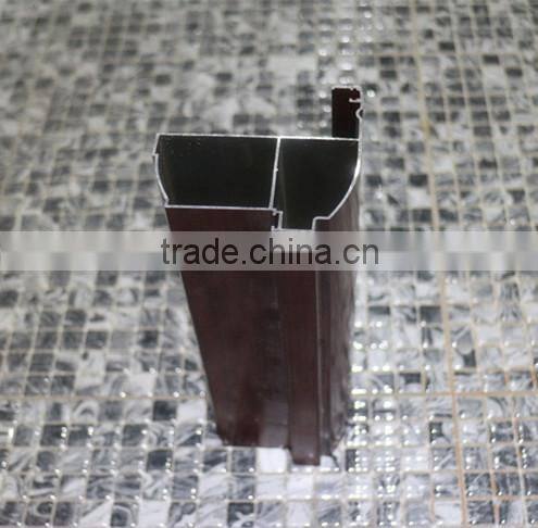 exterior aluminum wood folding door polish in foshan