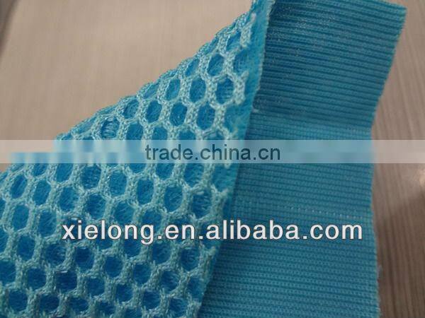 3d air fine ployester hexagonal mesh fabric