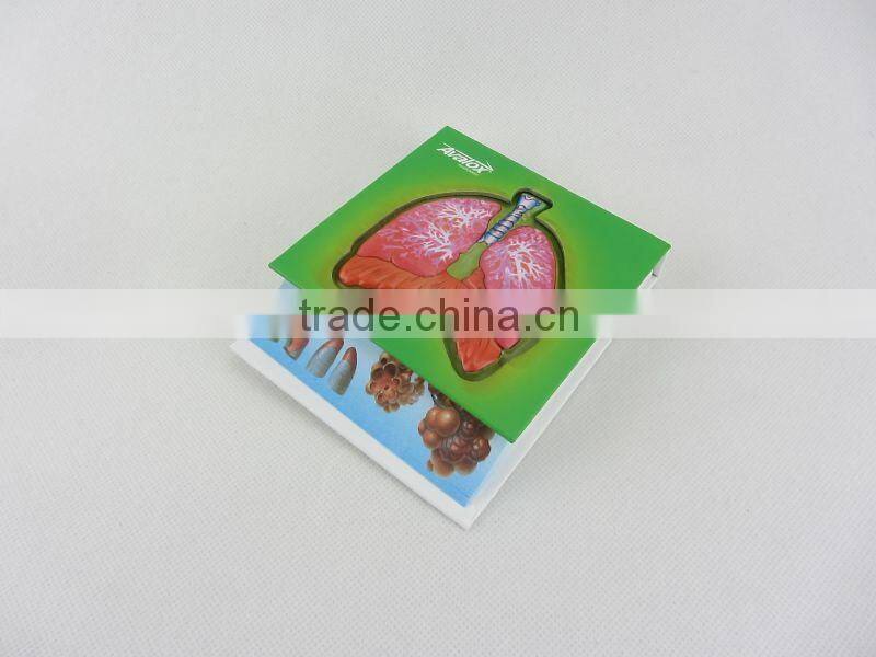 Diagonal memo pad Custom advertising memo notepad