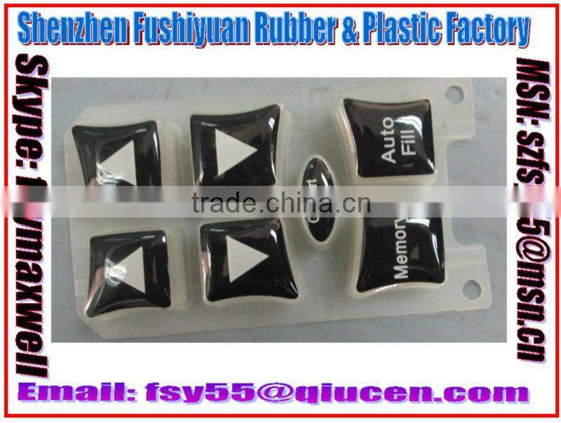 conductive silicone button / silicone switch button / silicone push button