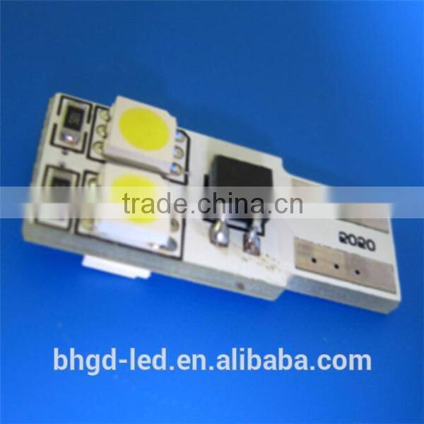 2w smd car detecting light/red coated cob led light/mobil canbus detector light