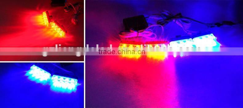4*4LED daytime running flash light Firemen Police Truck Flash Light Wireless remote control car net warning emergency light