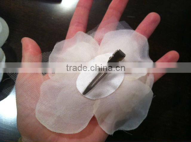 Red Handmade Satin Flower