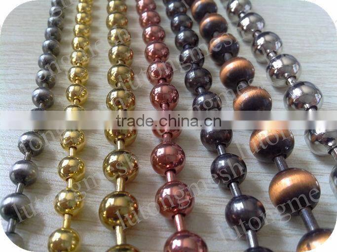 metal room divider beads