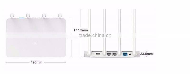 Original Xiaomi Router 3 Mi WiFi Router 4 Antenna Roteador Dual Band 2.4G/5G 867Mbps USB With Smartphone APP Control