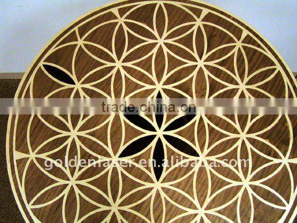 Laser Cutting Wood Veneer for Inlays/Crafts