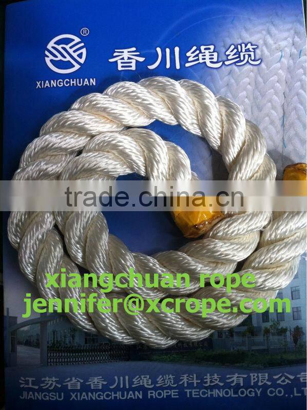 mooring rope/ polyester/ nylon/ 3 strands /dia:20mm