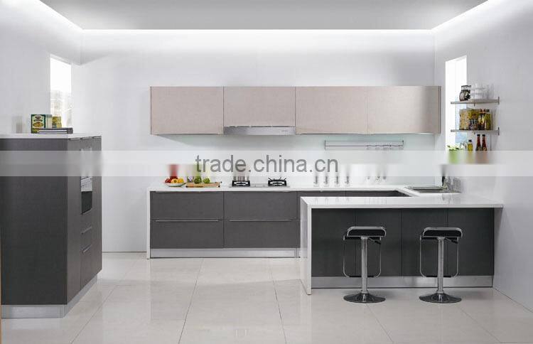 2015 Amazing Black Kitchen Cabinet Furniture Set