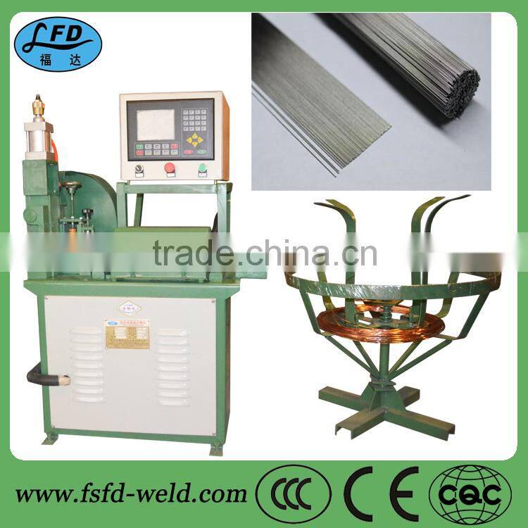 Steel bar rebar straightening and cutting machine