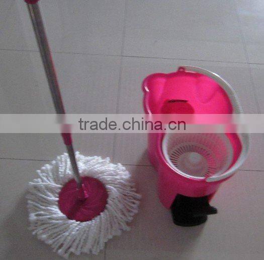 360 spin plastic cheap mop bucket
