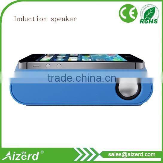 Magically amplifies induction speaker the sound from iPhone etc