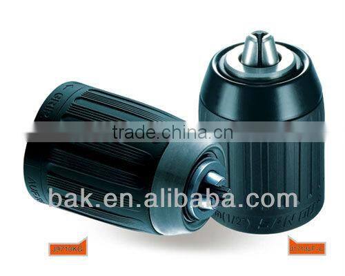 Quick change chuck with keyless system