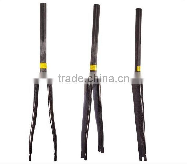 Full Carbon Fiber 700C Road Fork 12k weave