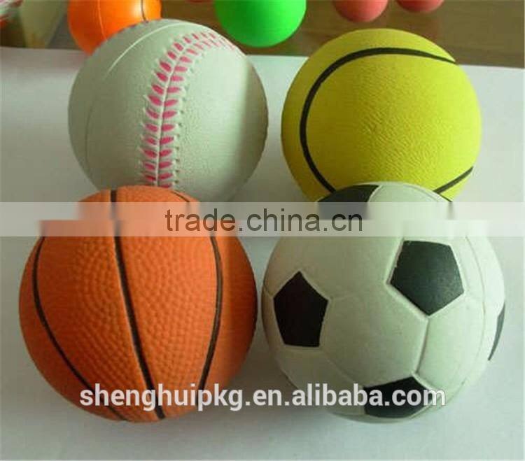 Best Selling PU Full Printing Ball/PU Foam Anti Stress Game Ball/Cheap Stress Ball