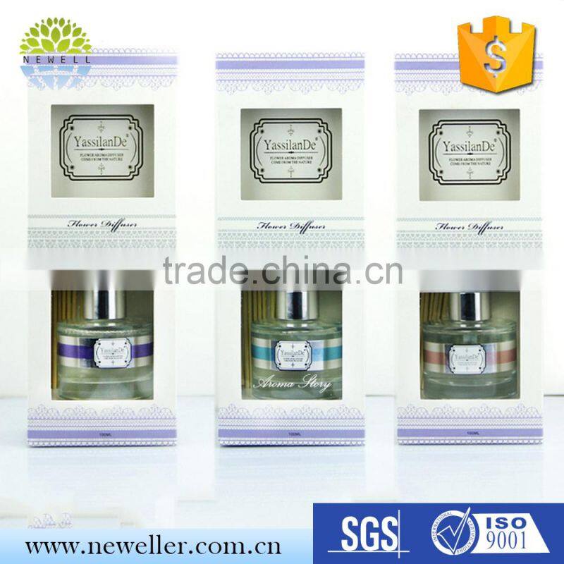 New design aromatherapy reed diffuser sola flower with rattan sticks