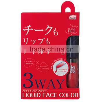 LIQUID FACE COLOR Handsome 3 Way Red Color Eyeshadow Cheek Lip