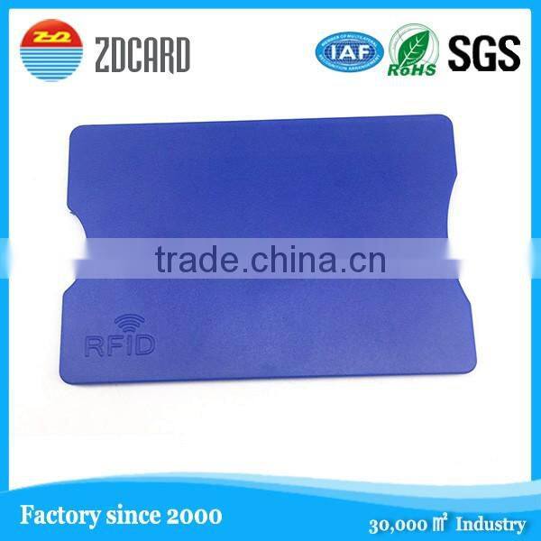 Hard anti-reading card holder with customized logo printing