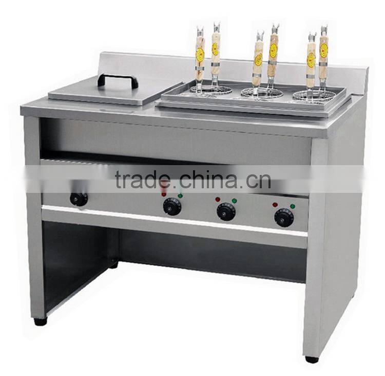 6 Baskets Electric Noodle Cooker With High Output