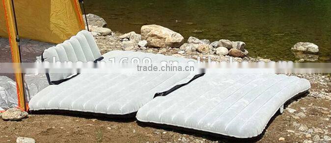 Hot sale inflatable car air mattress high quality PVC relax inflatable air mattress