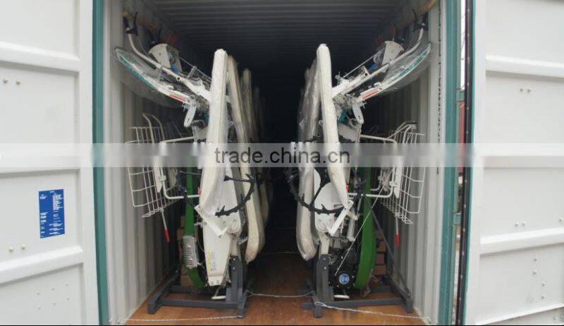 Diesel Oil 8 rows 238mm Battery Type Rice Transplanter with good rice transplanter price and hydraulic device