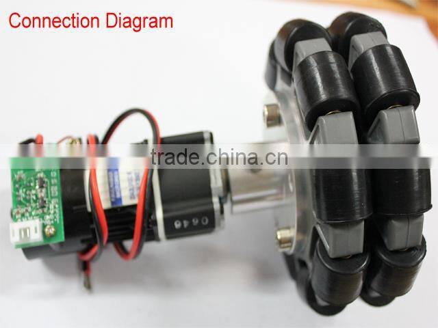 100mm Double Plastic Omni Wheel basic 14049