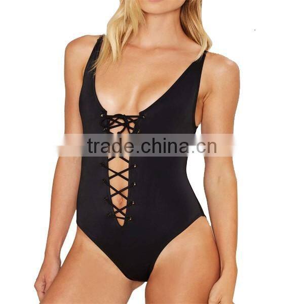 one piece swim suit custom swimwear women OEM
