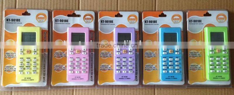 Colorful universial air conditioner remote control KT-9018E