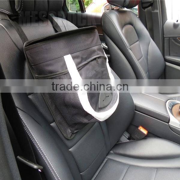 Car Garbage Can with Removable Liner Auto Trash Bag Car Storage Bag