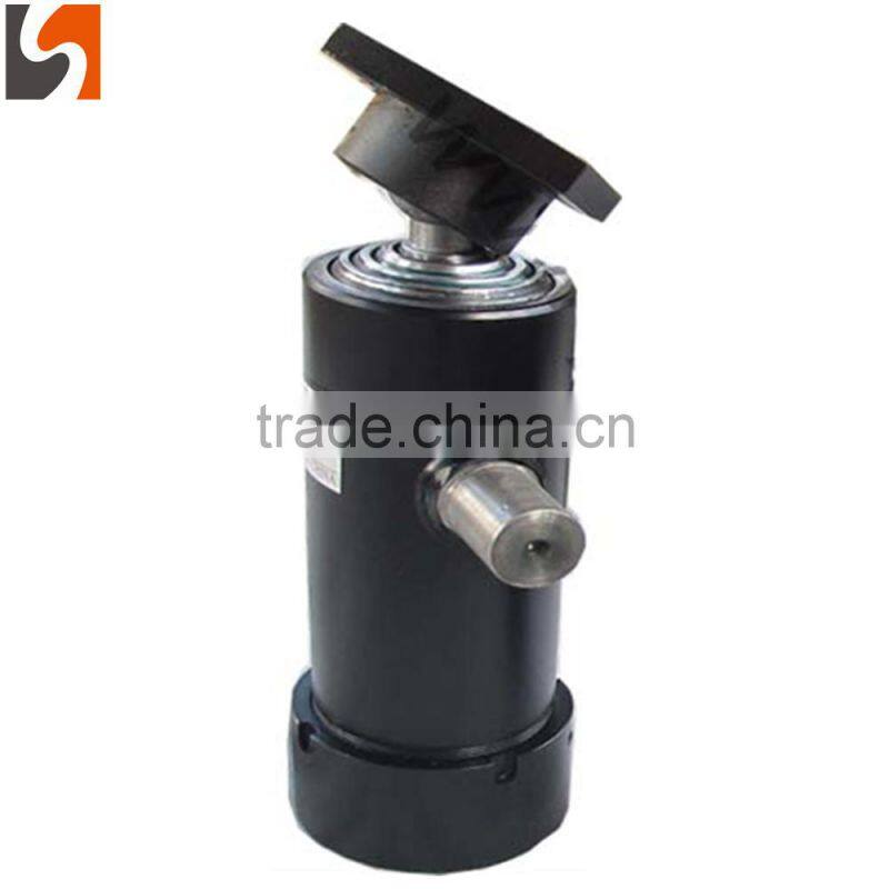 high quality small Multistage/ telescopic hydraulic cylinder for dump trailer / tractor