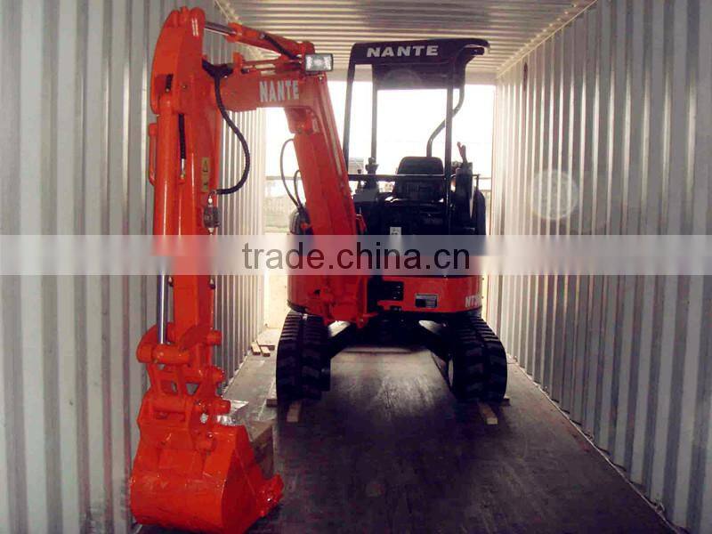 zero-tail cheap Chinese mini crawler excavator