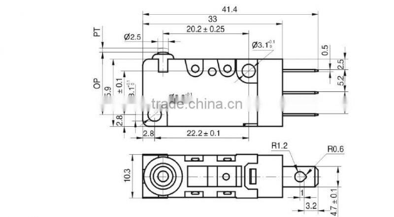 Waterproof micro switch WS2