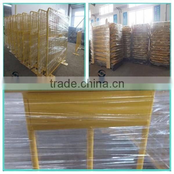 temporary steel predestrian barricade traffic barrier long service life