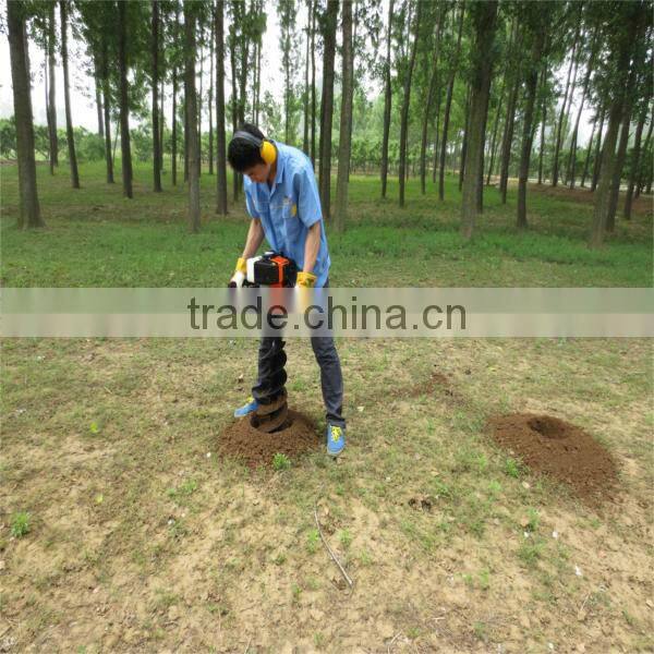 China garden and field 51.7cc petrol earth driller