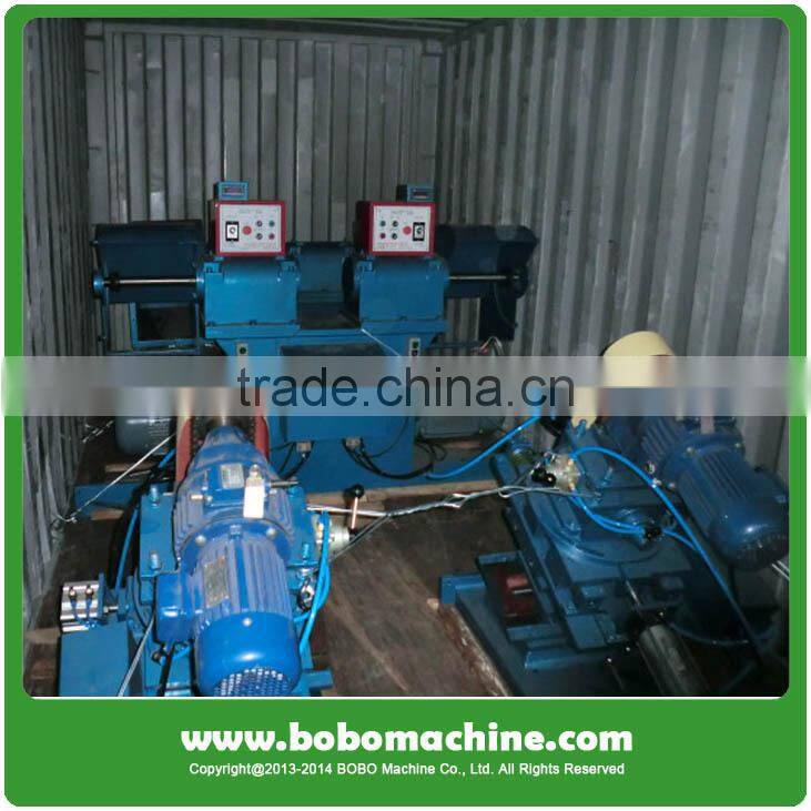 Single station utensil cookware polishing machine