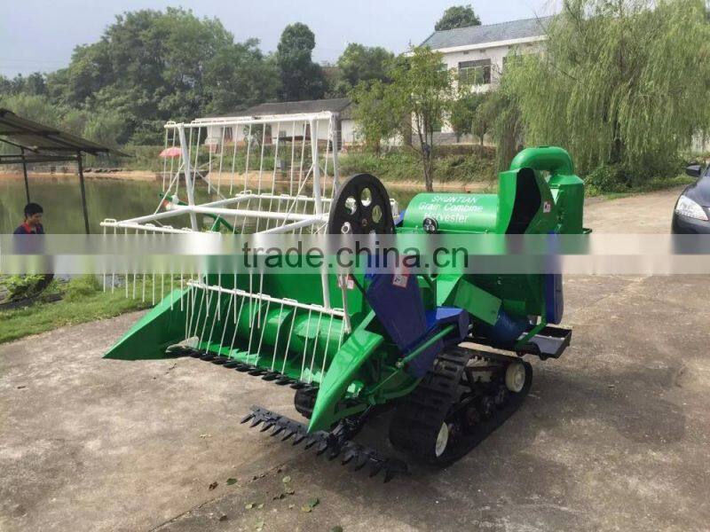 New small mini rice/ wheat combine harvester