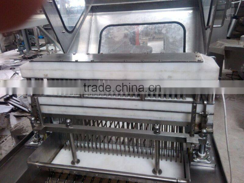 Saline injector for fish meat machine