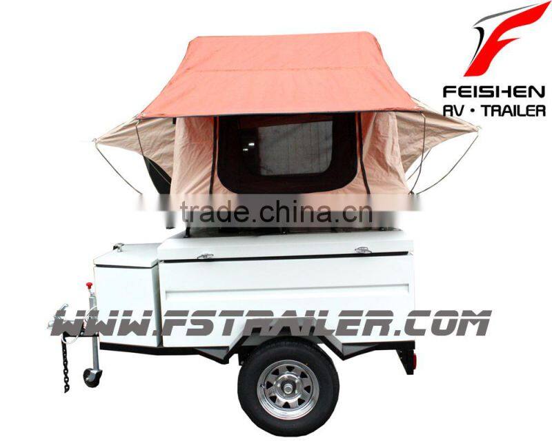 Professional manufacture camper trailer with roof tent FS-X1