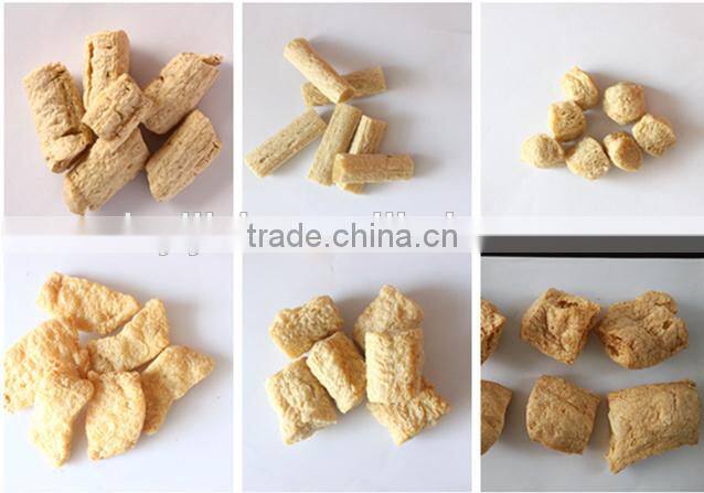 automatic TVP FVP Texture/Fiber vegetarian soya protein extruder machine process line