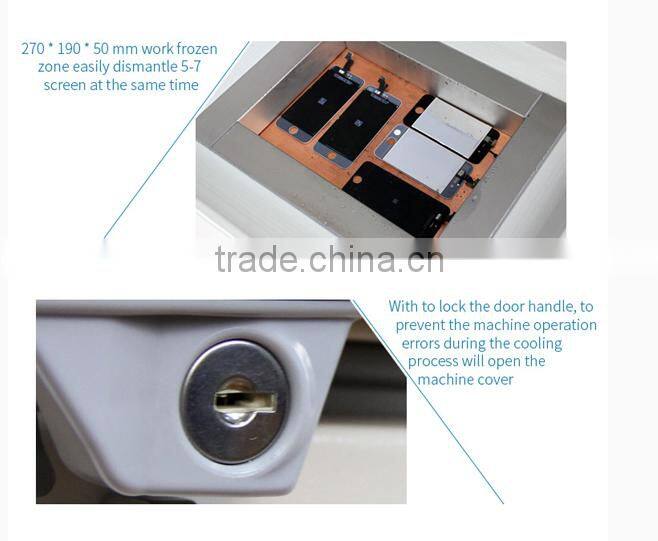 hot selling automatic mobile lcd touch screen glass separator machine