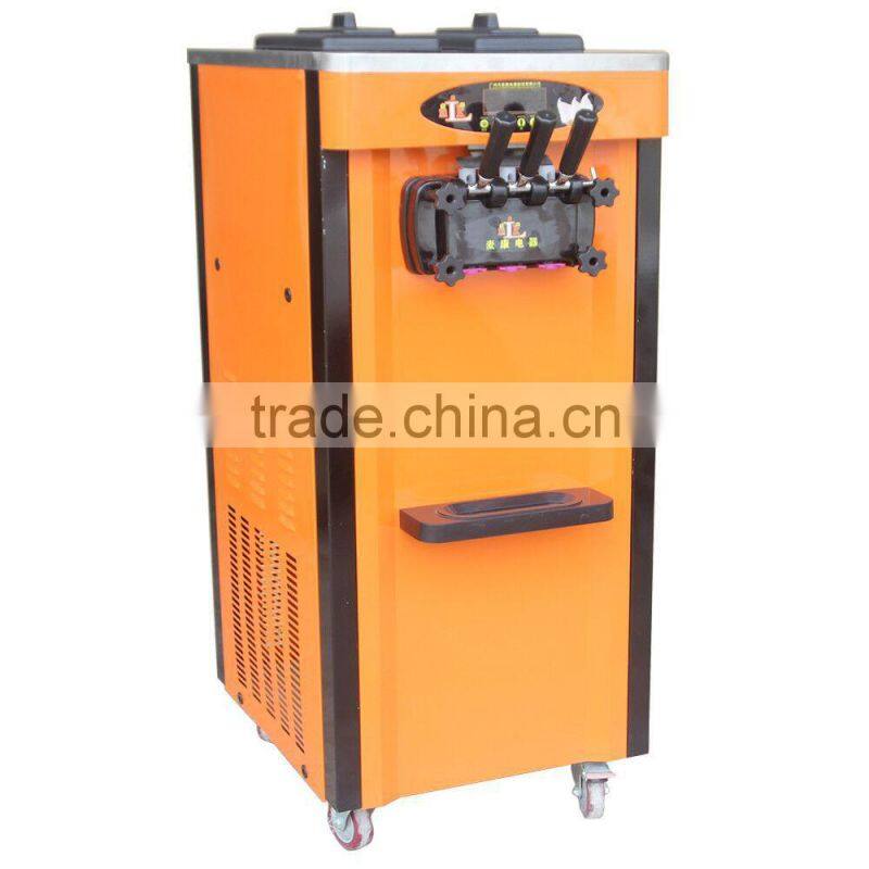 Quality compressor 3 flavor soft ice cream machine for sale (ZQR-811C)
