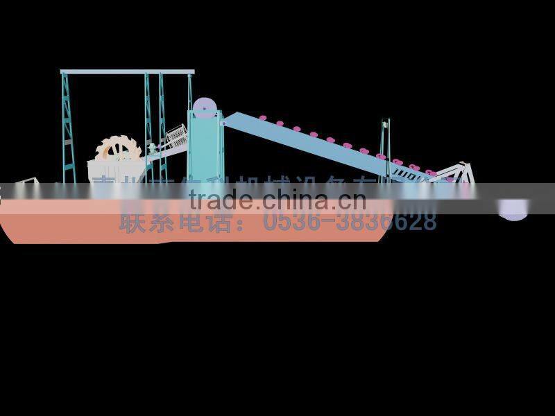 Small Size Bucket Chain Sand Dredging Machine