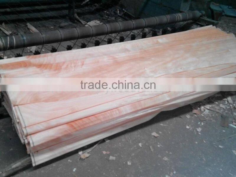 Wells Rotary Cut Grade a b c no hole 0.3mm 4'x8' natural okoume face Veneer