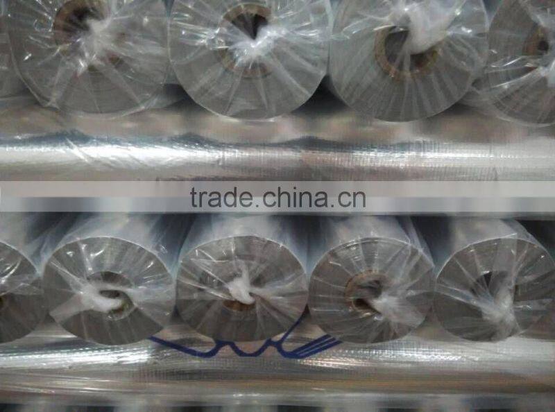 Single side aluminum foil woven fabric