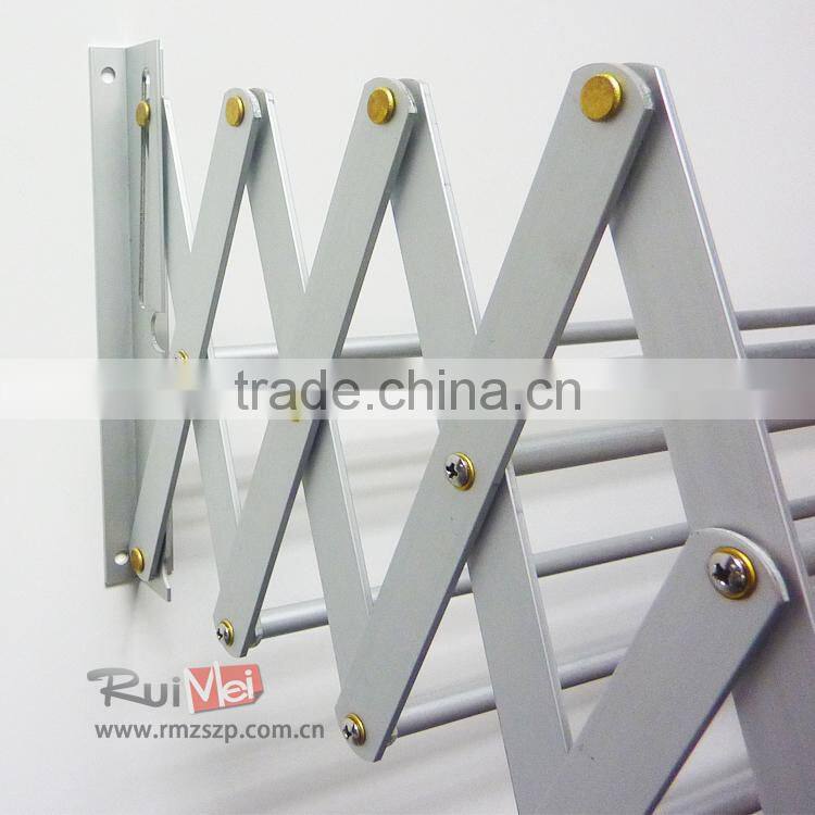 wall mounted folding household bathroom towel rack