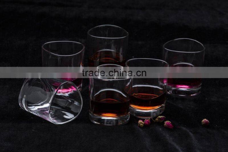 250ml clear glass wine glass cup shot cup