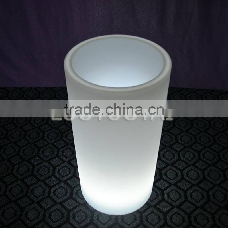 40'' LED remote control ice bucket/ plastic led light flower pot LTT-CF08